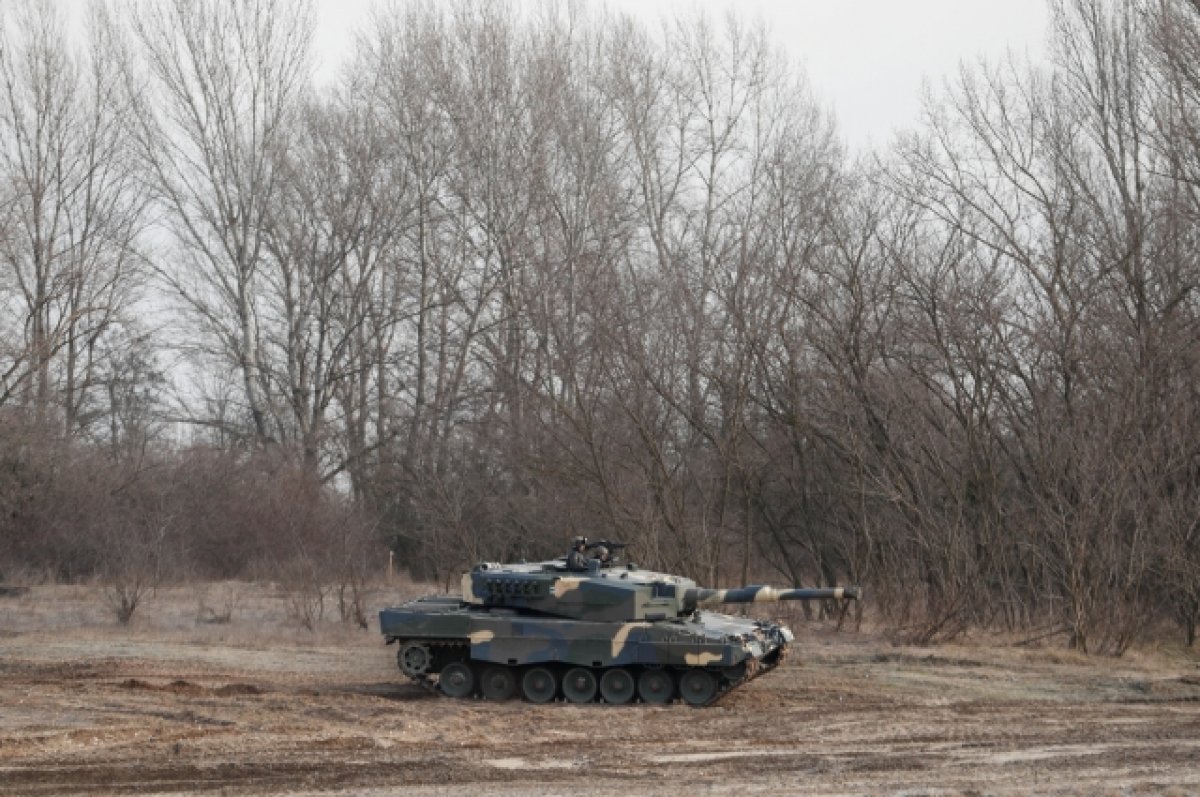В ДНР заявили о захвате под Артемовском первого танка Leopard