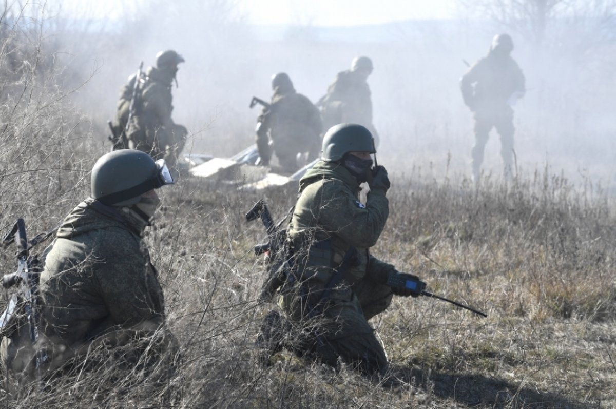 Российские десантники пошли в наступление на одном из участков в ЛНР
