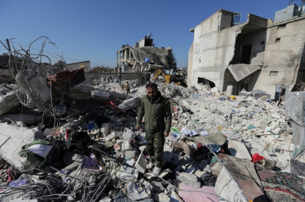 При землетрясении в Сирии пострадали свыше 400 тыс. человек