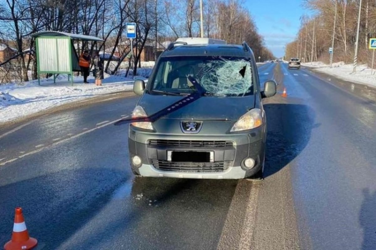 Водитель Пежо на обочине сбил пешехода в Брянской районе