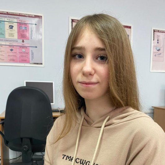 Мария Агафонова, школьница.