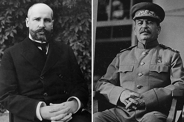 Петр Столыпин и Иосиф Сталин.