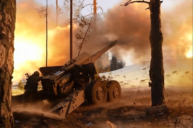 Артиллеристы ВС РФ уничтожают огневые позиции ВСУ