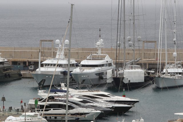  Яхта Lady Anastasia вице-президента «Ростеха» Александра Михеева. Пальма-де-Майорка, Майорка, Балеарские острова, Испания. 15 марта 2022 года.