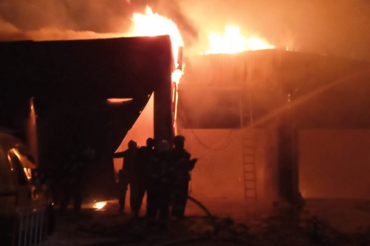 В Ростовской области во время пожара заживо сгорел мужчина