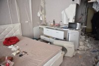 Разрушенная квартира после взрыва петарды в Набережных Челнах. 