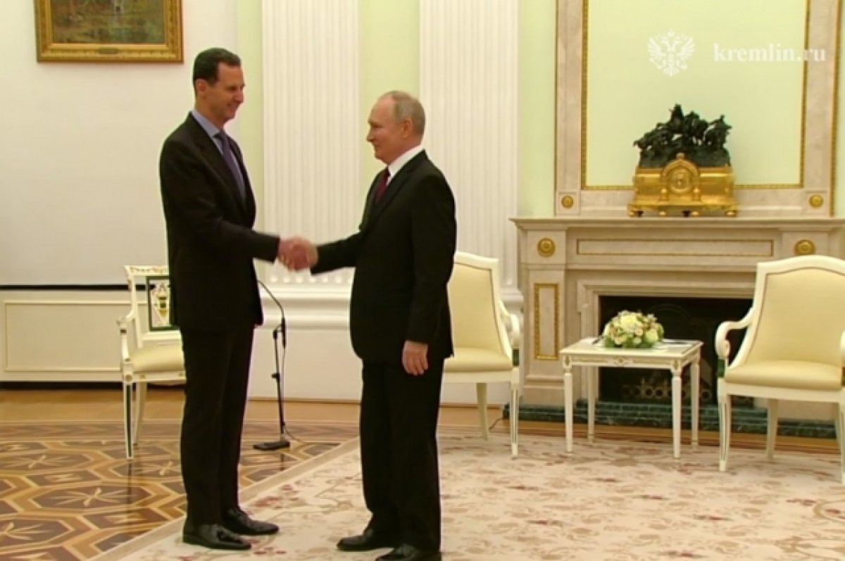 Асад выразил поддержку России в спецоперации на Украине