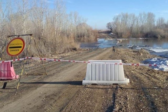 В Оренбургском районе затопило 