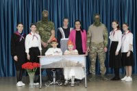 В пономарёвской школе открыли "Парту героя"