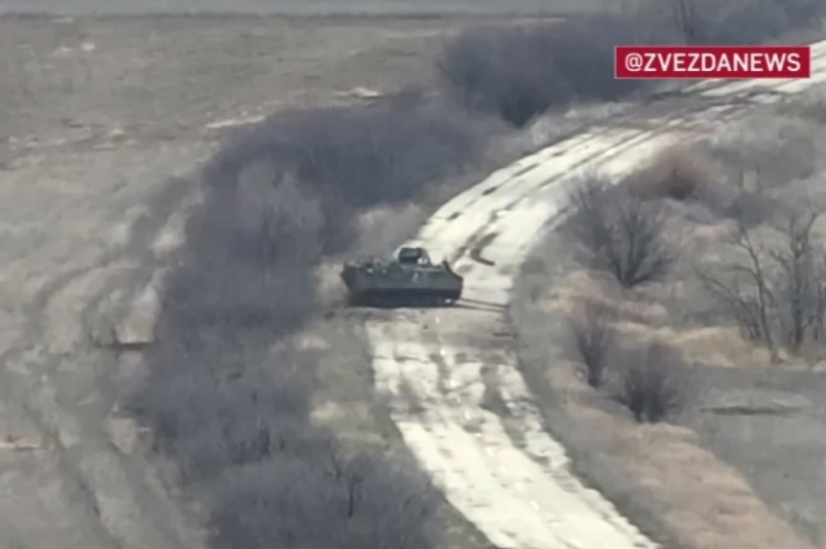 ВС РФ остановили танки Т-72 и иностранные БМП в Запорожской области