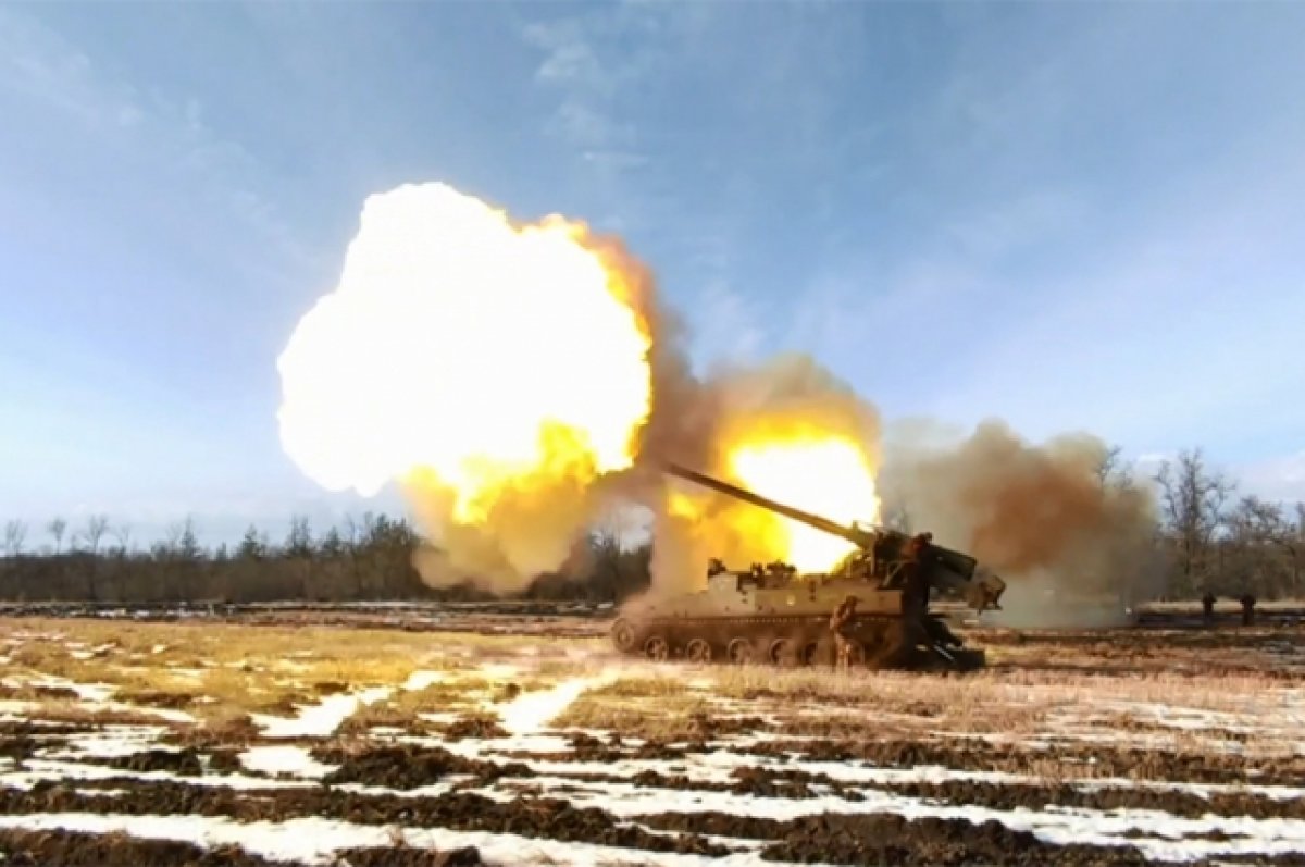 Российские артиллеристы уничтожили украинскую гаубицу Акация под Херсоном