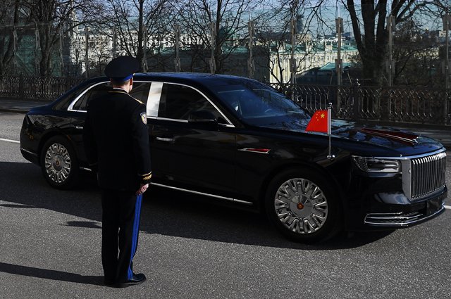Автомобиль председателя КНР Си Цзиньпина.