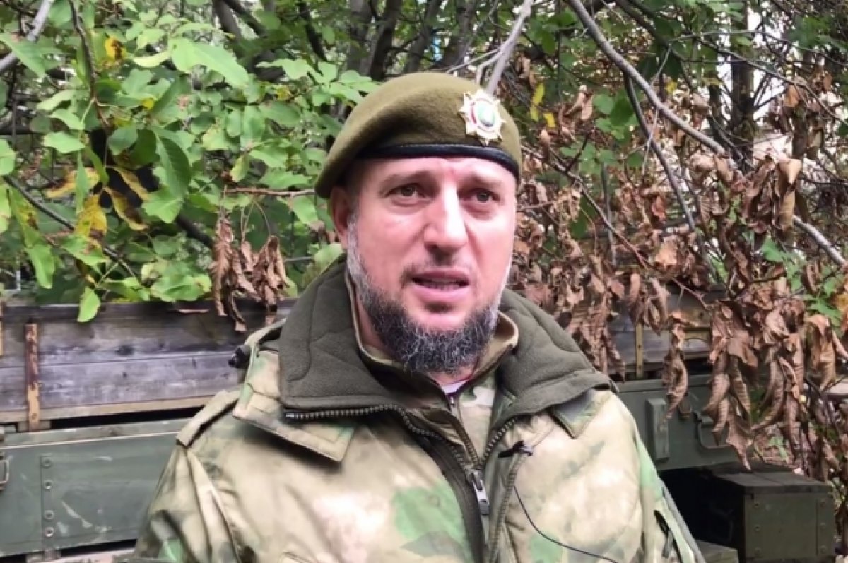 Командир Ахмата Алаудинов заявил, что Зеленский не мог посетить Артемовск