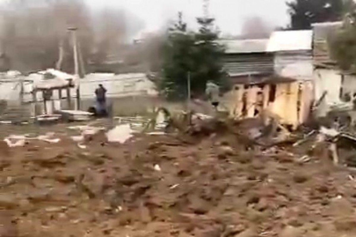Появились первые кадры с места взрыва в Киреевске Тульской области