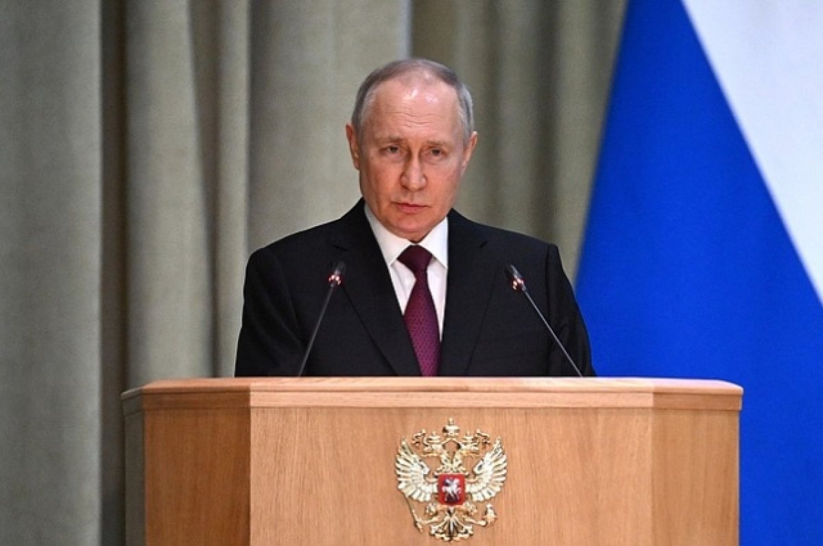 Путин поблагодарил росгвардейцев за эффективную и добросовестную службу
