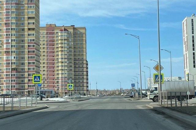 Пересечение улиц Подшибякина и Бушуева в Тюмени
