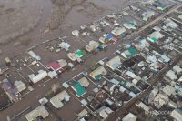 17 дворов подтопило в посёлке Горный из-за разлива реки Каргалки.