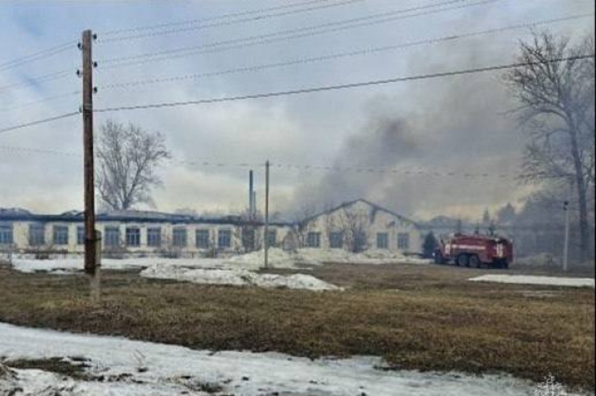 Пожарные рассказали о возгорании в сельском ФАПе на Алтае