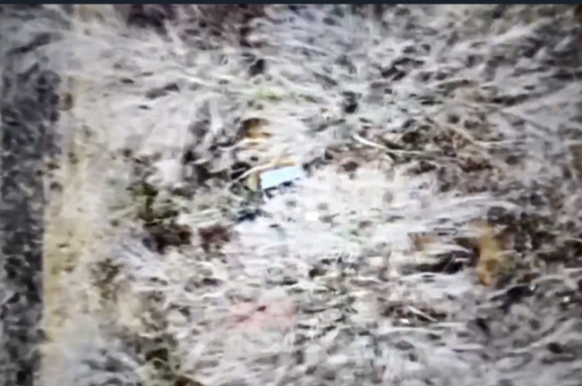 Военкор показал видео с охотой бойцов ЧВК Вагнер на дрон ВСУ