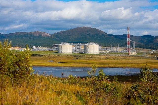 Первый в России завод по производству сжиженного природного газа в Пригородном