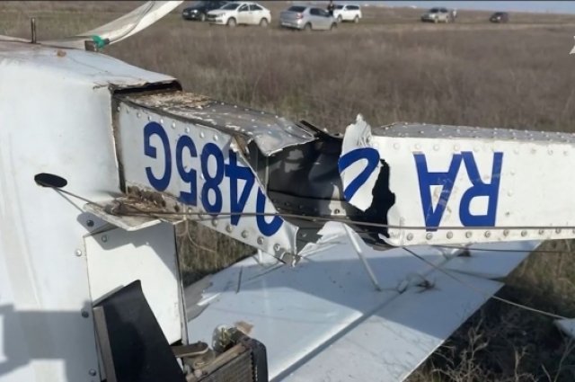 «Беркут» RA-0485G упал на полях Среднеахтубинского района 3 апреля.