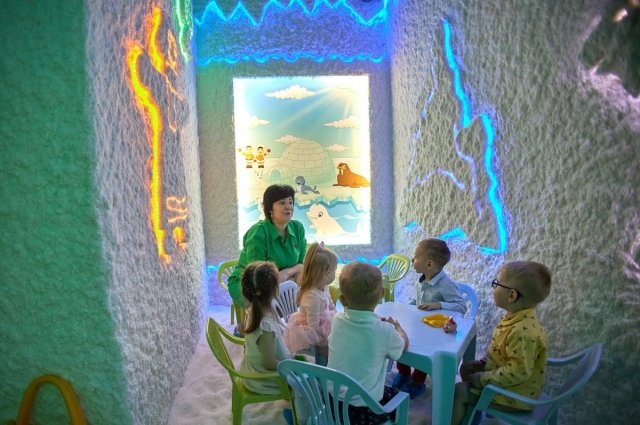 Тематику и оформление соляных комнат каждый детских сад определил самостоятельно. 