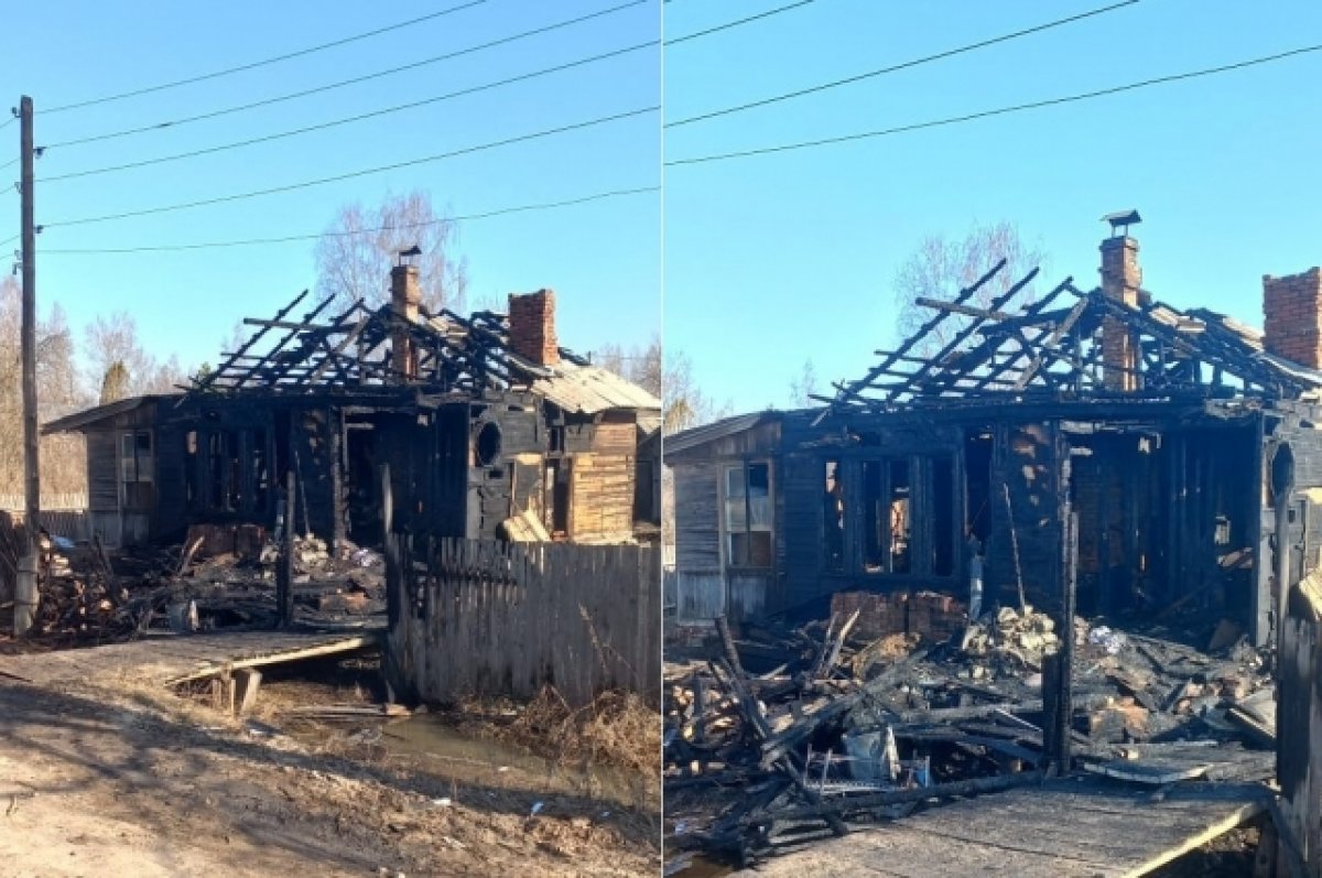 В Тверской области сгорел жилой дом | АиФ Тверь