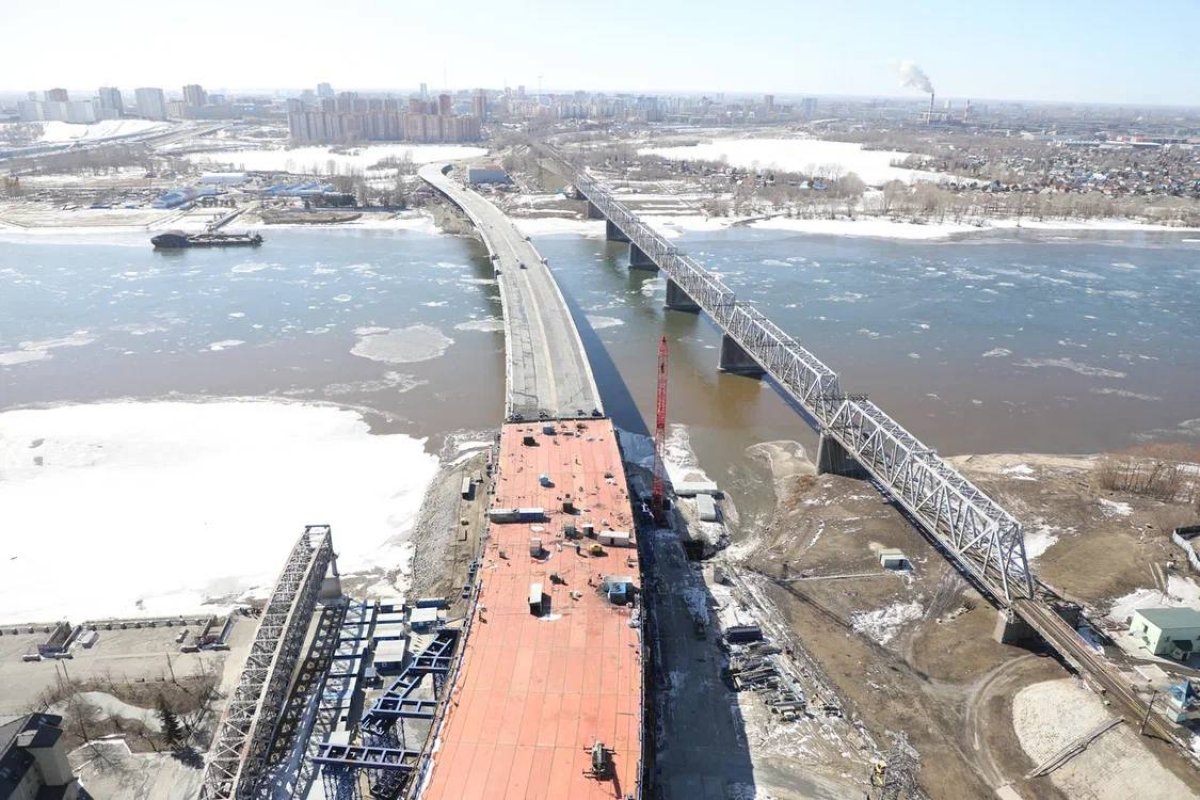 Фото новый мост новосибирск фото