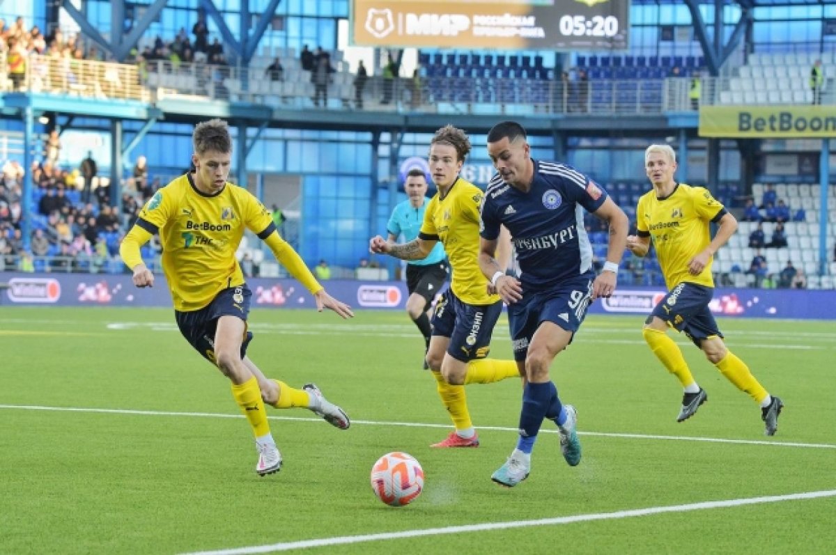 «Ростов» сыграл вничью с «Оренбургом», отыгравшись в конце матча