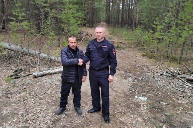 Андрей горячо поблагодарил сотрудников полиции за своё спасение.