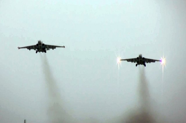 Су-25 нанесли ракетные удары по военным объектам ВСУ