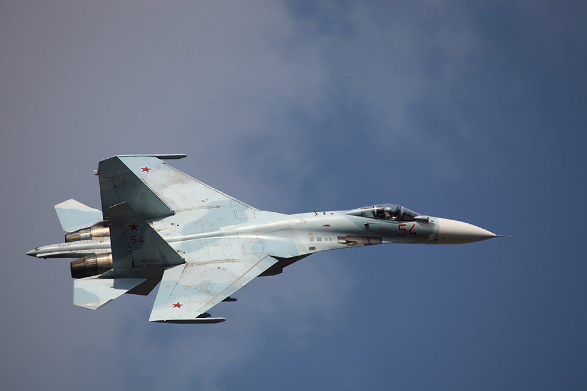 Российский Су-27 не дал самолету ВМС Германии нарушить границу над Балтикой