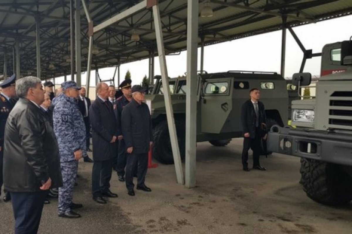 Патрушев посетил базу спецназа Росгвардии в Кабардино-Балкарии
