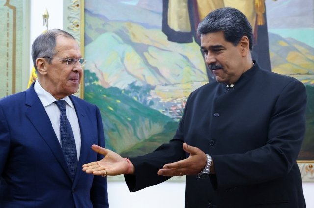 Сергей Лавров и президент Венесуэлы Николас Мадуро. 