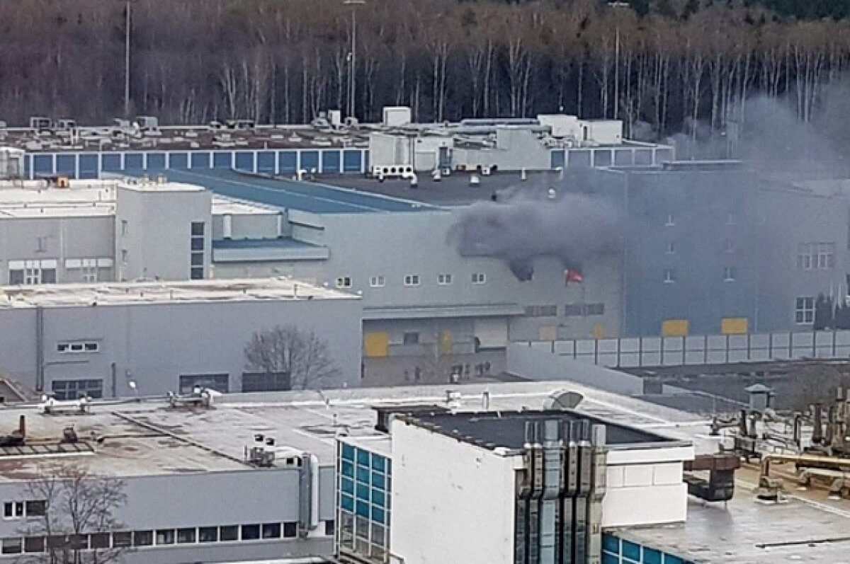 В Зеленограде произошел пожар на заводе Квант