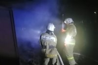 На пожаре в Бузулукском наркодиспансере пострадал мужчина.