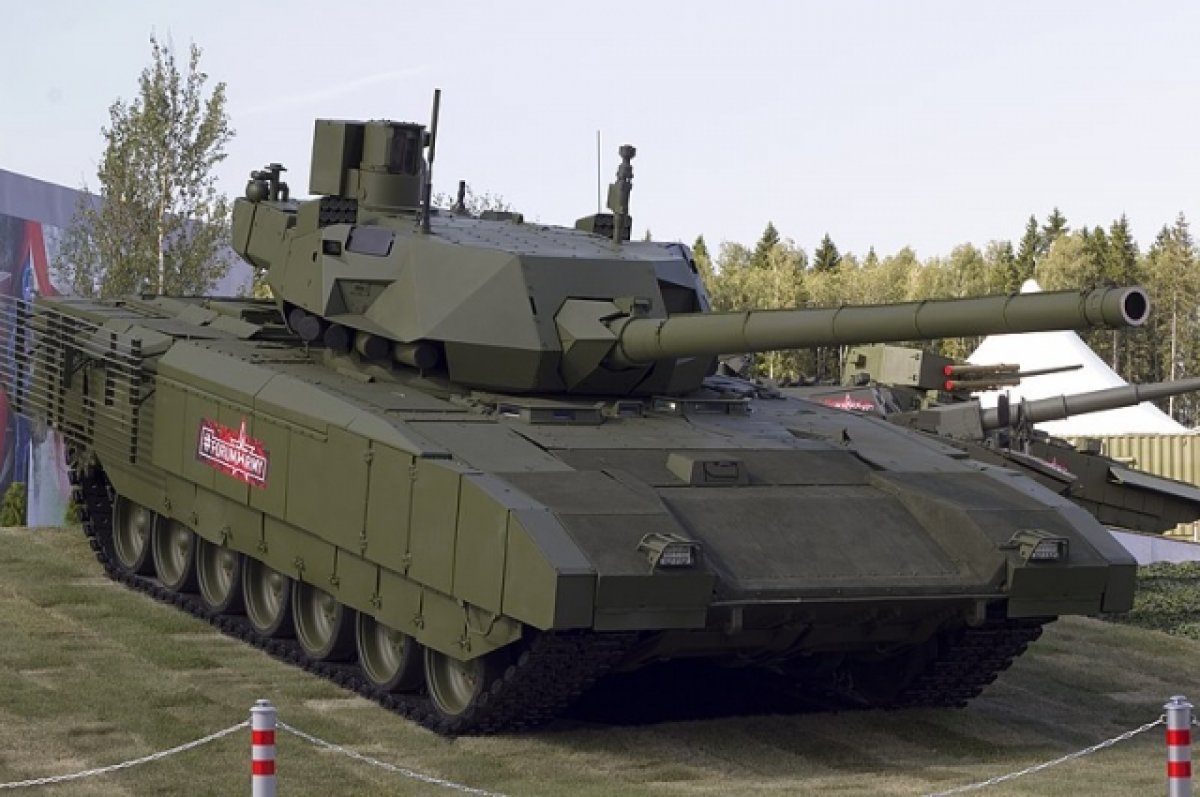 ВС РФ начали применять танки Т-14 Армата для ведения огня по позициям ВСУ