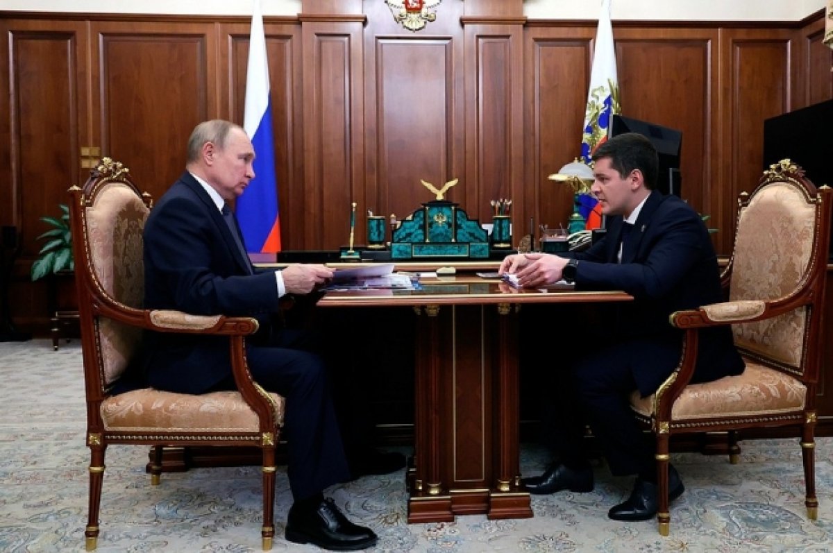 Путин поддержал главу ЯНАО в намерении участвовать в выборах губернатора