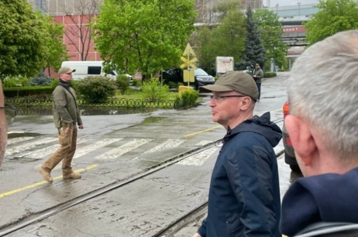 Кириенко посетил Запорожскую АЭС и ознакомился с мерами ее защиты