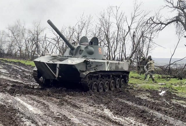 Артиллерийские подразделения ВДВ на Артемовском направлении