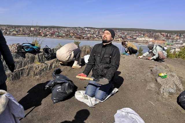 Открытие экосезона состоялось на горе Бессонова в Сысерти.