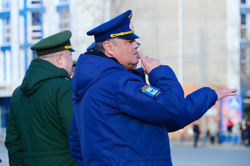 Первая репетиция парада 9 мая в Иркутске.