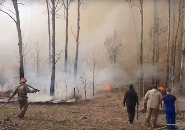 Пожары в Тюменской области.