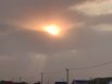 Красное солнце из-за смога, Тюмень, май, 2023.