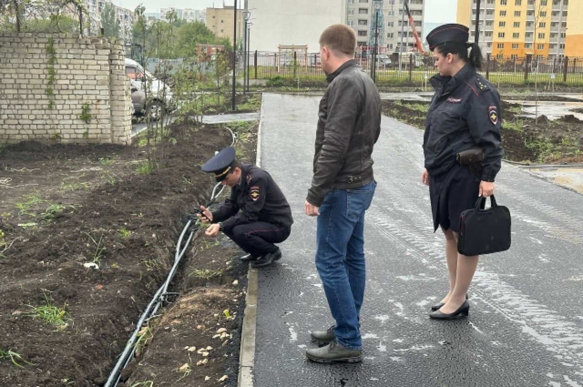 Вандалы украли детали автополива из строящегося сквера в Саратове | АиФ  Саратов