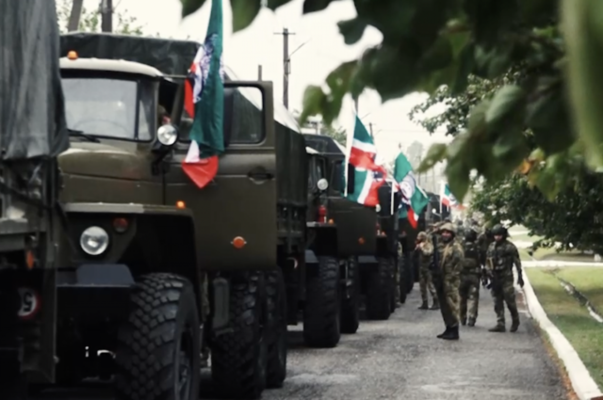 Кадыров: из Грозного в зону СВО отправились бойцы 96-го полка Росгвардии