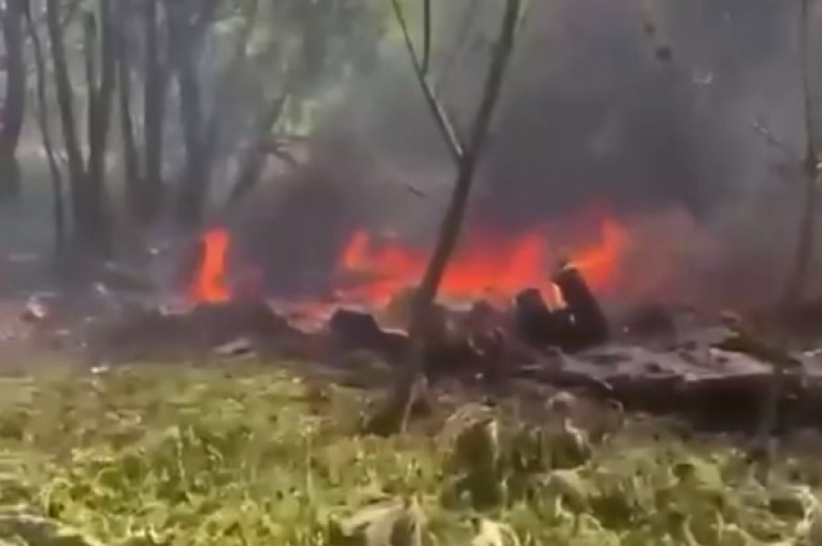 В Брянской области нашли обломки потерпевшего крушение вертолета