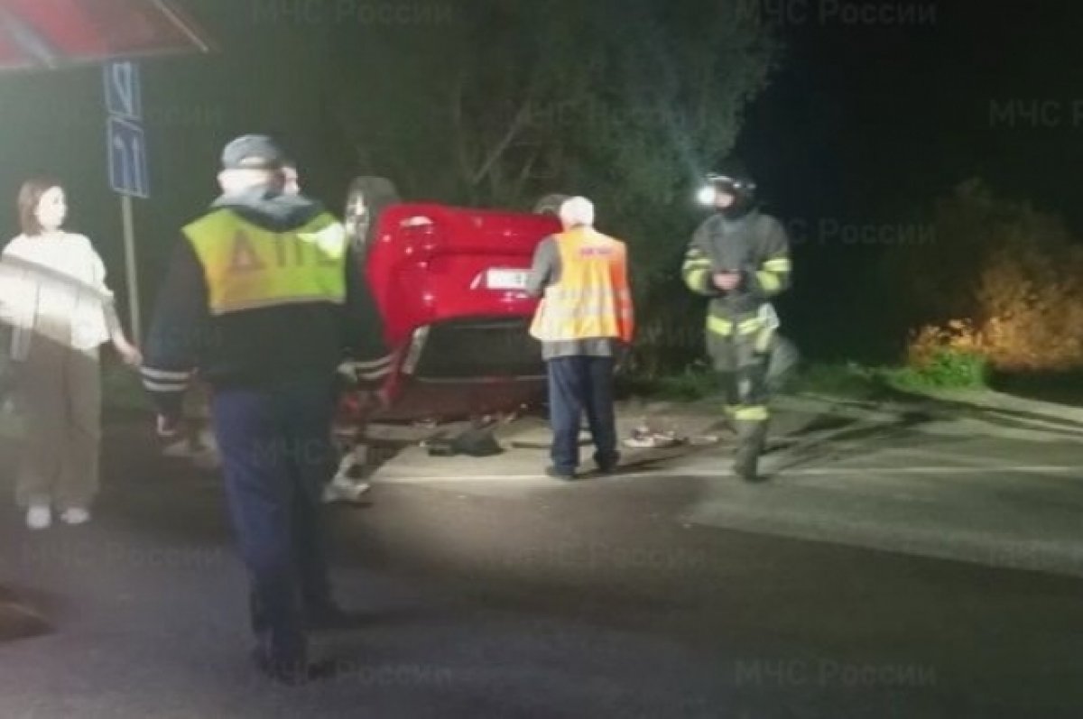 25-летний водитель погиб в ночном ДТП на трассе А-240 в Выгоничском районе