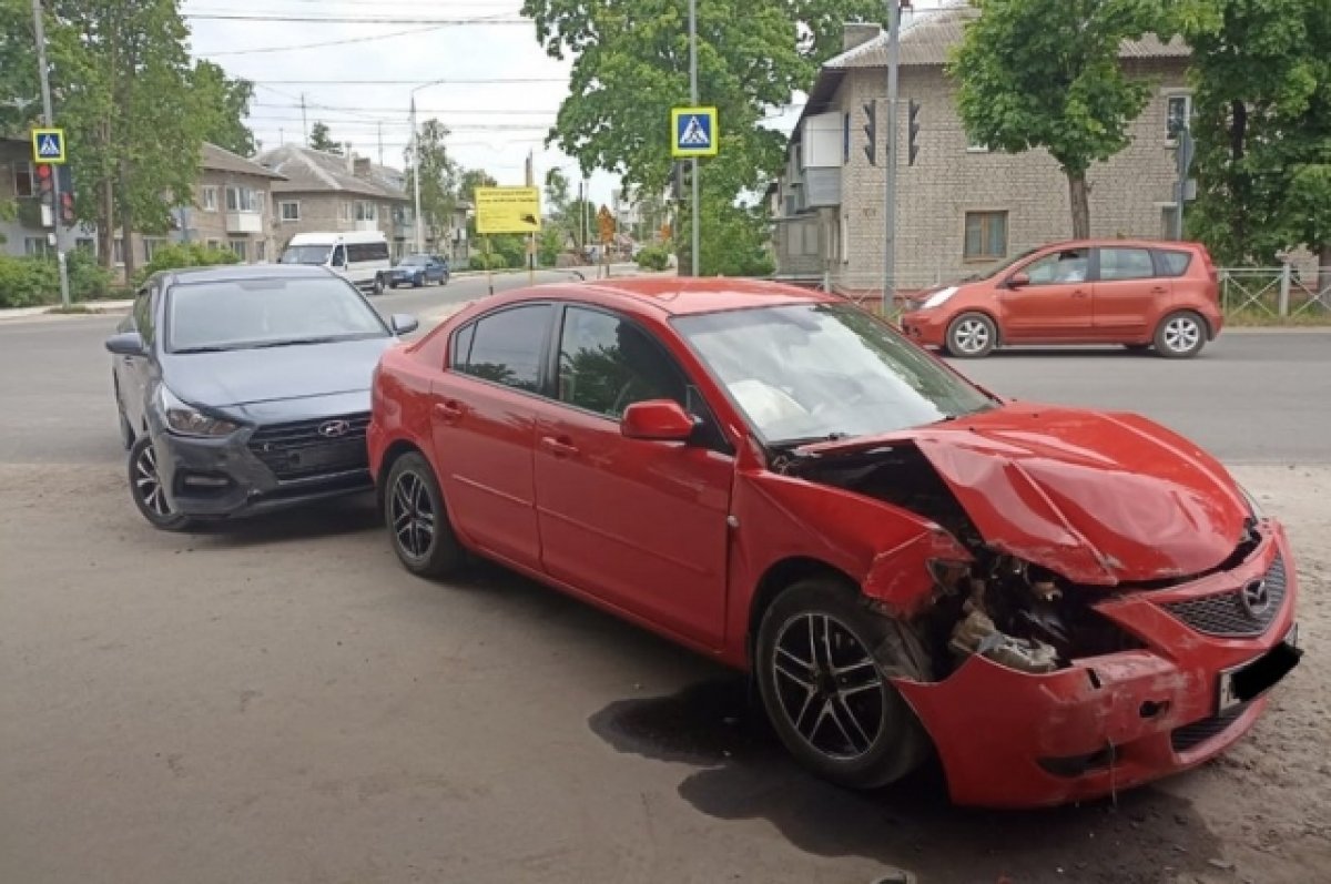 25-летняя девушка пострадала в ДТП на улице Ново-Советской в Брянске