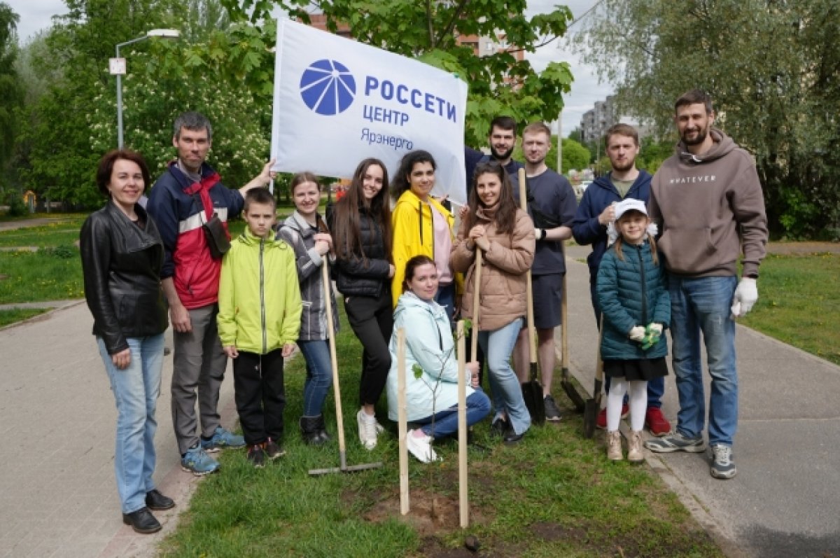 Ярославские энергетики присоединились к Международной акции «Сад памяти»